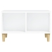 Mesa de centro madera contrachapada blanco 60x50x36,5 cm