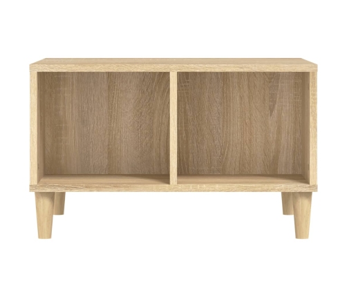 Mesa de centro madera contrachapada roble Sonoma 60x50x36,5 cm