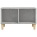 Mesa de centro madera contrachapada gris hormigón 60x50x36,5 cm