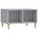 vidaXL Mesa de centro madera contrachapada gris Sonoma 60x50x36,5 cm