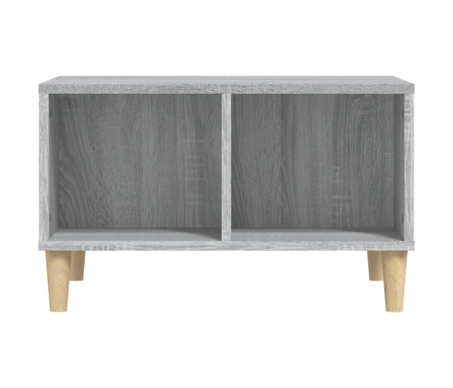 vidaXL Mesa de centro madera contrachapada gris Sonoma 60x50x36,5 cm