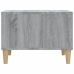 vidaXL Mesa de centro madera contrachapada gris Sonoma 60x50x36,5 cm