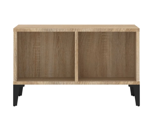 Mesa de centro madera contrachapada roble Sonoma 60x50x36,5 cm