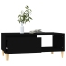 Mesa de centro madera contrachapada negro 90x50x36,5 cm