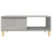 Mesa de centro madera contrachapada gris hormigón 90x50x36,5 cm