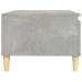 Mesa de centro madera contrachapada gris hormigón 90x50x36,5 cm