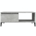 Mesa de centro madera contrachapada gris hormigón 90x50x36,5 cm