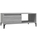 Mesa de centro madera contrachapada gris Sonoma 90x50x36,5 cm