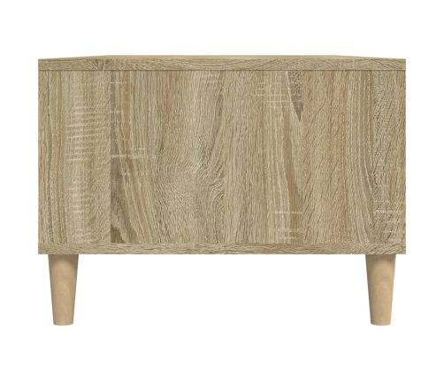 Mesa de centro madera contrachapada roble Sonoma 90x50x36,5 cm