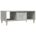 Mesa de centro madera contrachapada gris hormigón 90x50x36,5 cm