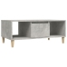 Mesa de centro madera contrachapada gris hormigón 90x50x36,5 cm