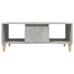 Mesa de centro madera contrachapada gris hormigón 90x50x36,5 cm