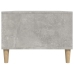 Mesa de centro madera contrachapada gris hormigón 90x50x36,5 cm