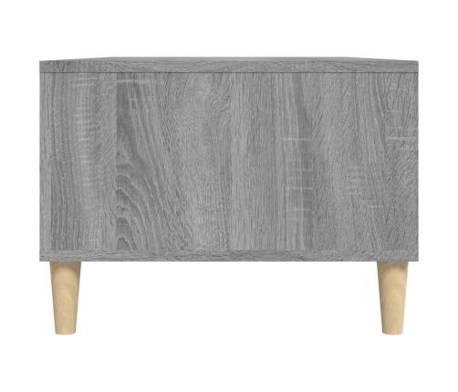 Mesa de centro madera contrachapada gris Sonoma 90x50x36,5 cm