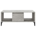 Mesa de centro madera contrachapada gris hormigón 90x50x36,5 cm