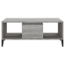 vidaXL Mesa de centro madera contrachapada gris Sonoma 90x50x36,5 cm