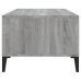 vidaXL Mesa de centro madera contrachapada gris Sonoma 90x50x36,5 cm