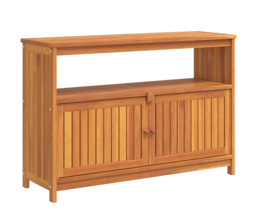 vidaXL Mesa consola de jardín madera maciza acacia 110x35x75 cm