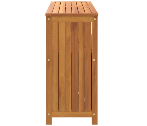 Mesa consola de jardín madera maciza acacia 110x35x75 cm