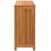 vidaXL Mesa consola de jardín madera maciza acacia 110x35x75 cm