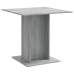 Mesa de comedor madera contrachapada gris Sonoma 80x80x75 cm