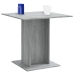 Mesa de comedor madera contrachapada gris Sonoma 80x80x75 cm