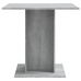 Mesa de comedor madera contrachapada gris Sonoma 80x80x75 cm