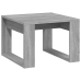 vidaXL Mesa auxiliar madera contrachapada gris Sonoma 50x50x35 cm