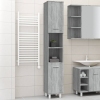 Armario de baño madera contrachapada gris Sonoma 30x30x179 cm