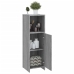 Armario de baño madera contrachapada gris Sonoma 30x30x95 cm