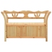 Banco madera maciza de abeto 107x45x75,5 cm