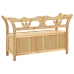 Banco madera maciza de abeto 107x45x75,5 cm