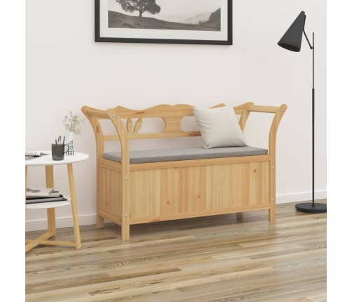 Banco madera maciza de abeto 107x45x75,5 cm