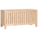 Caja de almacenaje jardín madera maciza de pino 108x42,5x54 cm