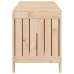 Caja de almacenaje jardín madera maciza de pino 108x42,5x54 cm