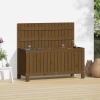 vidaXL Caja de almacenaje jardín madera pino marrón miel 108x42,5x54cm