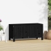 vidaXL Caja de almacenaje jardín madera de pino negro 108x42,5x54 cm