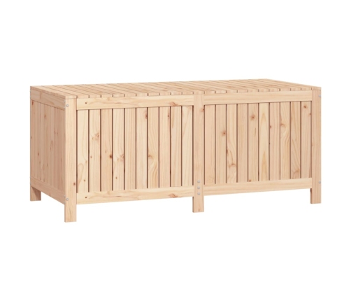 Caja de almacenaje jardín madera maciza de pino 147x68x64 cm