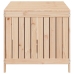 Caja de almacenaje jardín madera maciza de pino 147x68x64 cm