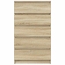 Cajonera de madera contrachapada roble Sonoma 60x36x103 cm