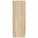 Cajonera de madera contrachapada roble Sonoma 60x36x103 cm