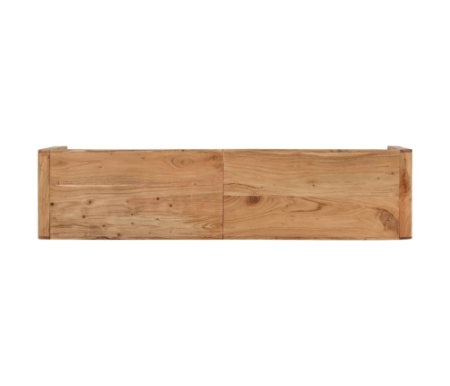 Banco de madera maciza de acacia 160x38x45 cm