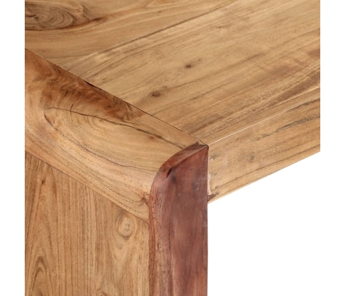 Banco de madera maciza de acacia 160x38x45 cm