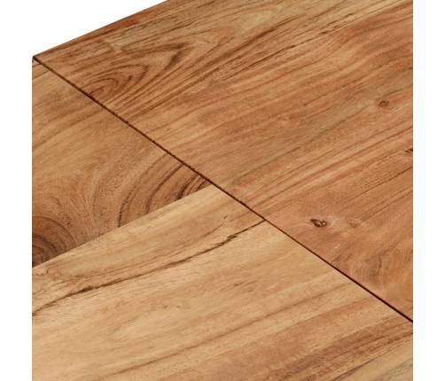 Banco de madera maciza de acacia 160x38x45 cm