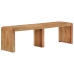 Banco de madera maciza de acacia 160x38x45 cm