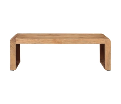 Mesa de centro madera maciza acacia 110x55x35 cm