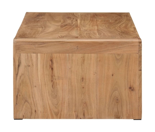 Mesa de centro madera maciza acacia 110x55x35 cm