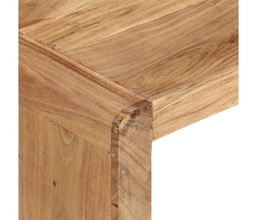 Mesa de centro madera maciza acacia 110x55x35 cm