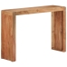 Mesa consola madera maciza de acacia 110x30x76 cm