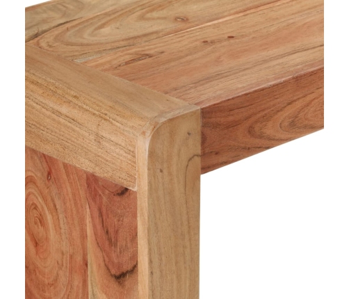 Mesa consola madera maciza de acacia 110x30x76 cm